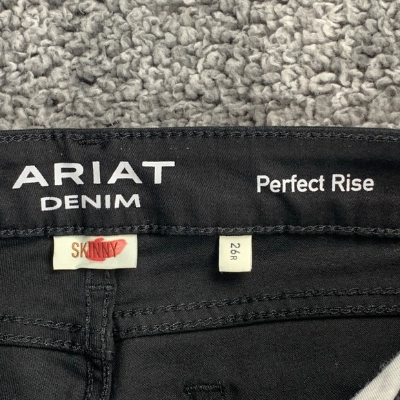 Ariat Women's Size 26R Forever Black Denim Perfect 9" Rise Skinny Jean NEW - Picture 7 of 8